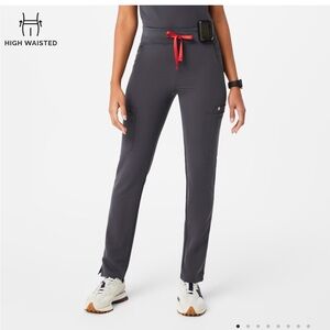 Figs Charcoal Yola Skinny Scrub Pants